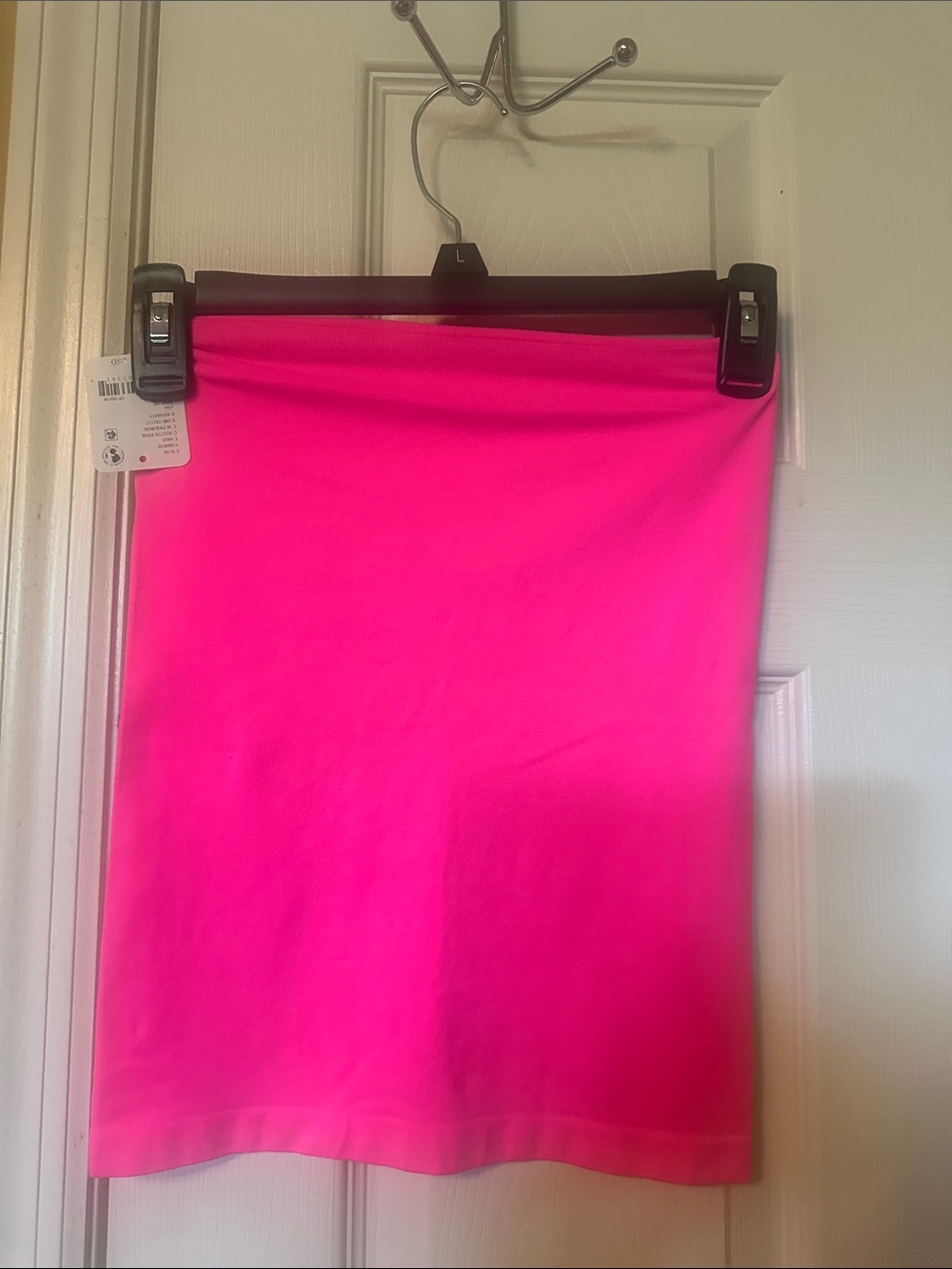 Neon Pink Women's Stretch Tube Top
